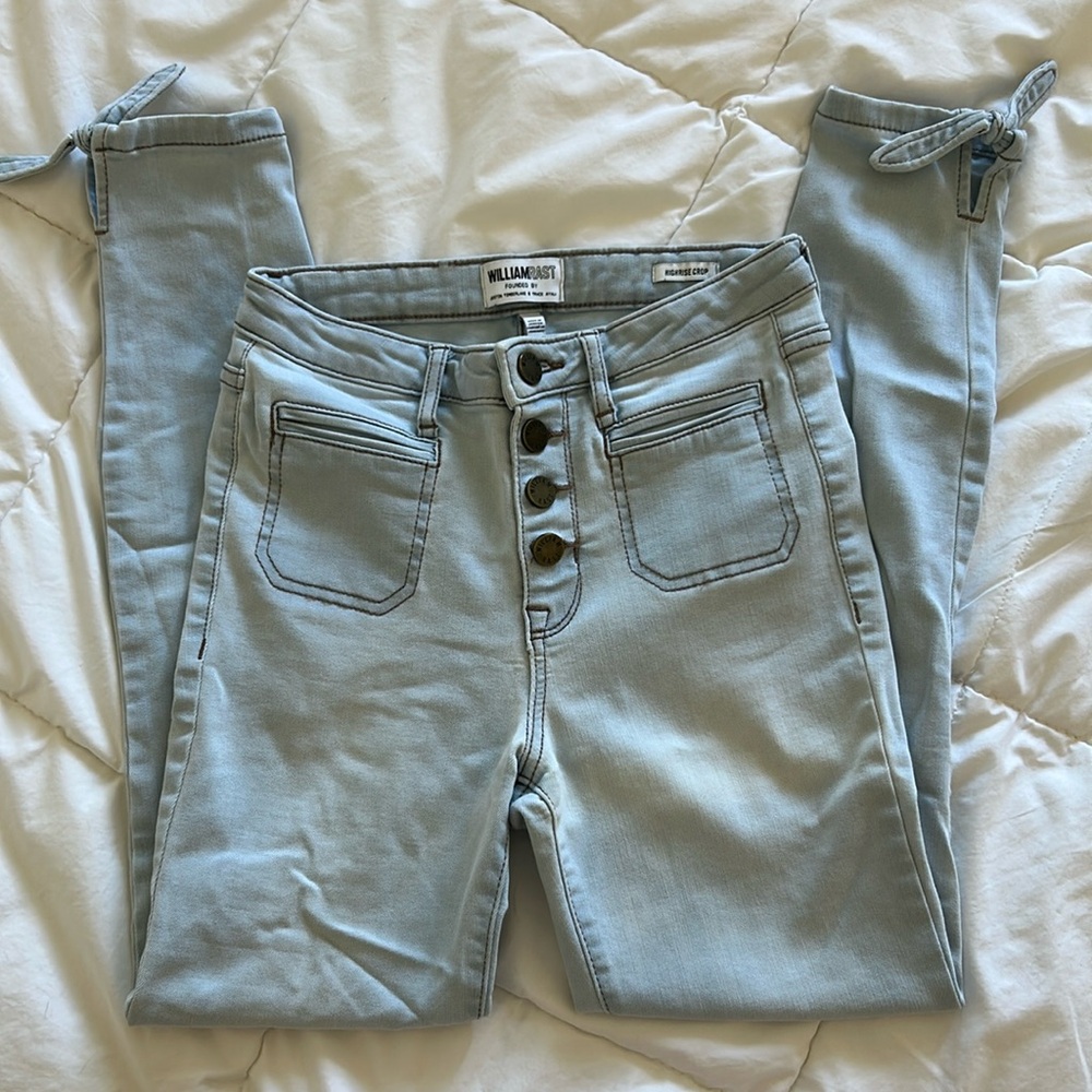 William Rast High Rise Skinny Jeans